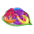 <p>sour jelly worms</p>