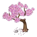 <p>pink blossom hideout</p>