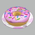 <p>polka dot donut</p>