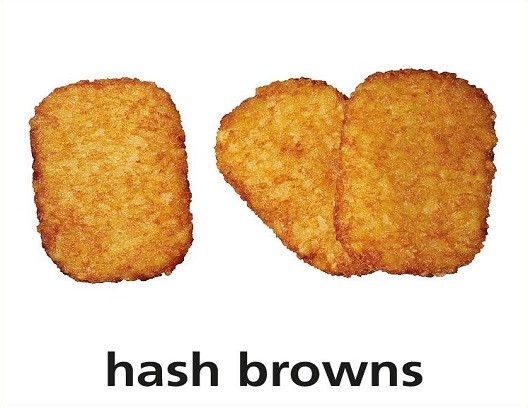 <p>hash browns</p>