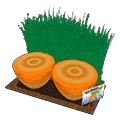 <p>cozy carrot couch</p>