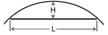 <p>Question 17</p><p>You need to install a conduit around the inside of a large sewer pipe in order to run</p><p>wiring to a level sensing instrument. Using a 78" long piece of angle iron to span the</p><p>arch of the pipe, you find that the value for “H” is 7 1/2 ". What is the radius of the sewer</p><p>pipe? Note: The values calculated for this question may be used for additional questions.</p><p>(Round the answer to the nearest 1/8 ".)</p><p>a.</p><p>105 1/8 "</p><p>b.</p><p>105 5/8 "</p><p>c.</p><p>106 1/8 "</p><p>d.</p><p>106 5/8 "</p>