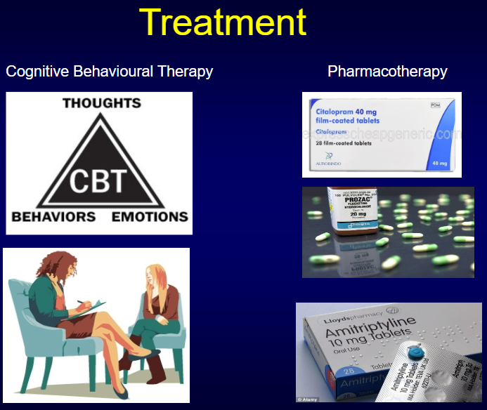 <p>CBT focuses on changing negative thought patterns and behaviors that contribute to depression.</p><p>It aims to improve emotional regulation and develop coping strategies.</p>