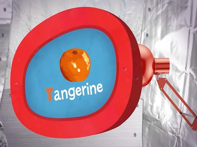 <p>tangerine</p>