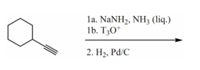 <p>Which would be the <em>major</em> product of the following reaction sequence?</p>