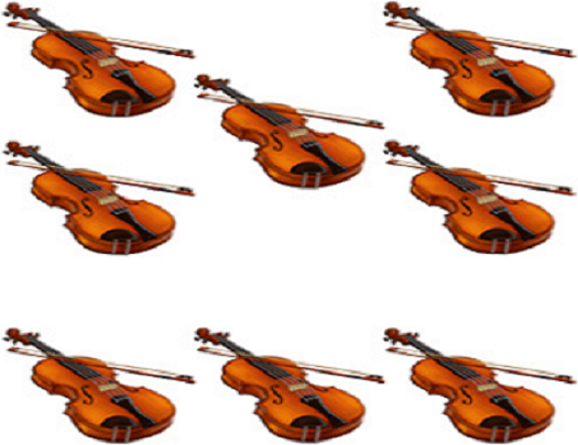 violins eight