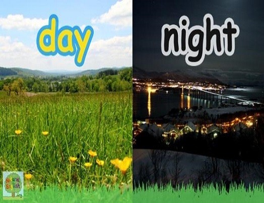 <p>day and night</p>