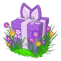 <p>purple floral fawn gift box</p>