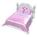 <p>sleek satin bed</p>