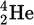 <p>No electrons, +2 charge</p>