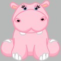 <p>pink hippo</p>