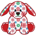 <p>snowflake pup</p>