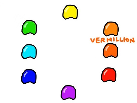 <p>vermillion</p>