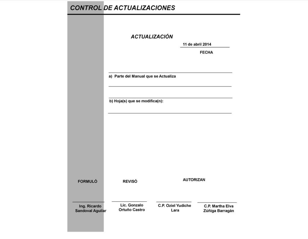 <p>Control de Actualizaciones - Ricardo Sandoval Aguilar</p>