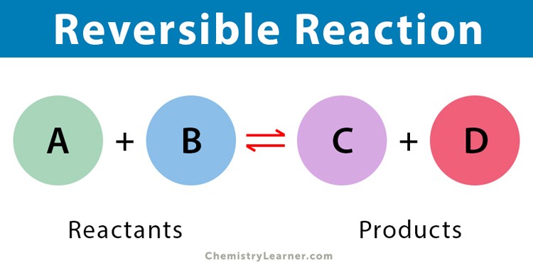 <p>When products can revert back to the reactants.</p>