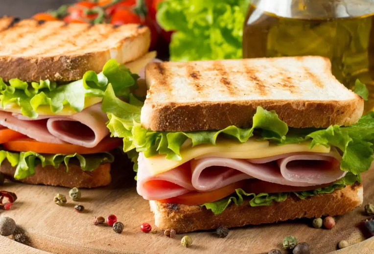 <p>ham sandwich</p>