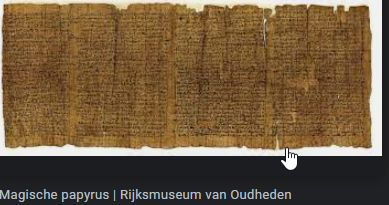 <p>What did the Egyptians write on?</p>