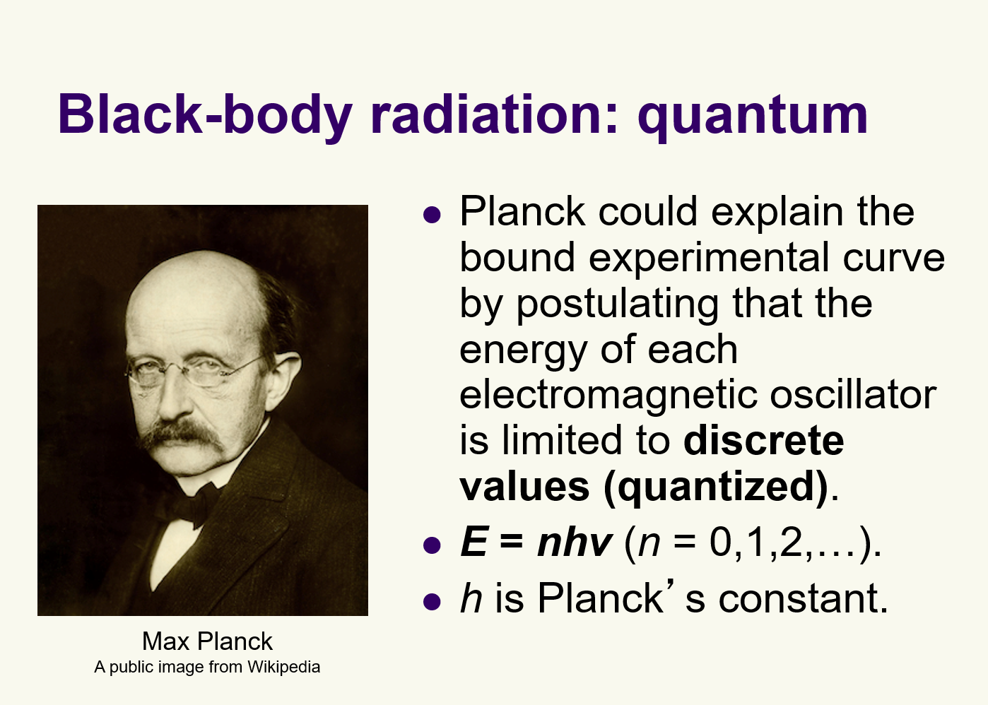 <p>Thermal energy cannot gain a single quantum of electromagnetic oscillator with high frequency. The effective number of oscillators decreases with frequency</p>