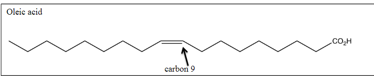 <p>18 carbon, DB at 9 </p>