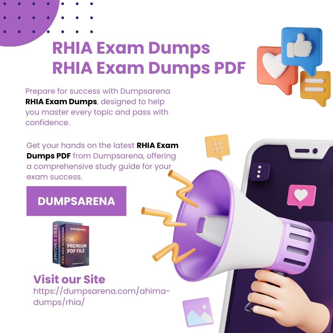 <p><strong>RHIA Exam Dumps</strong></p>