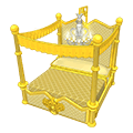 <p>GOLDEN CANOPY BED</p>