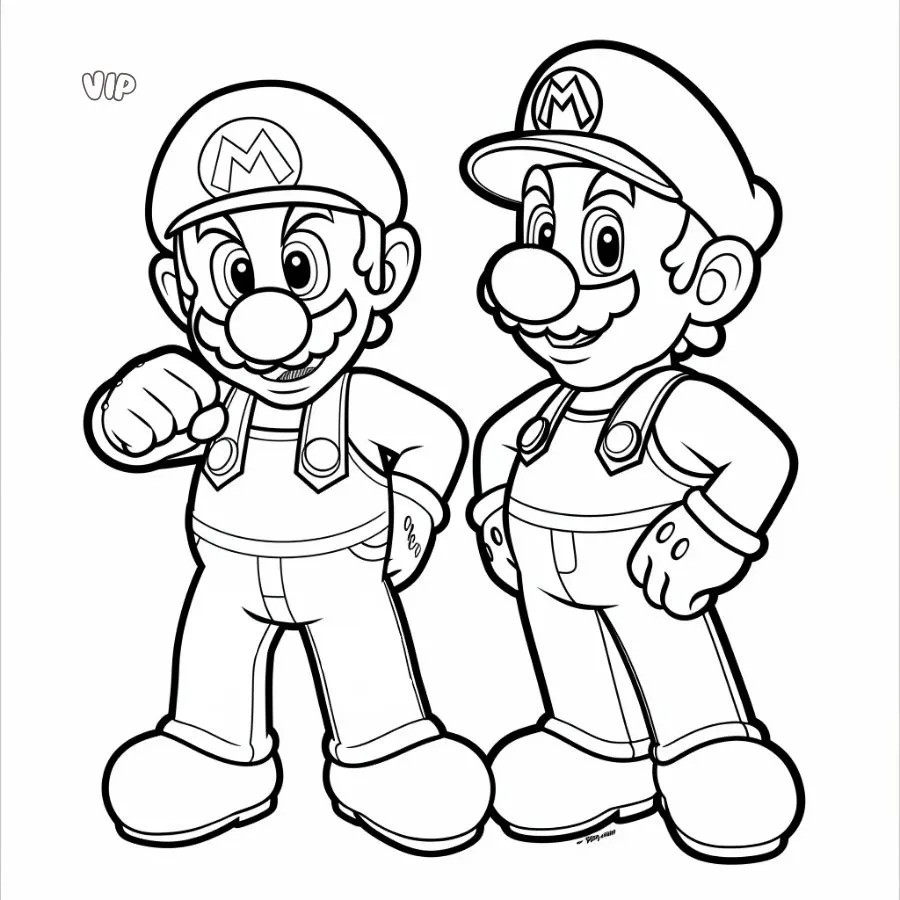 <p>mario coloriage</p>