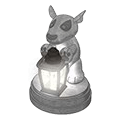 <p>sturdy stone lantern</p>