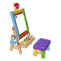 <p>FINGER PAINTING EASEL</p>