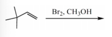 <p>What is the <em>major</em> product for the following reaction?</p>