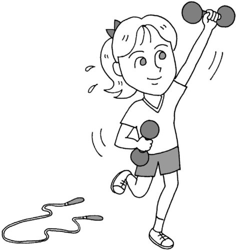 <p>to exercise, work out</p>