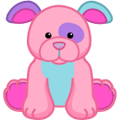 <p>cotton candy puppy</p>