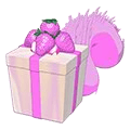 <p>strawberry chiffon squirrel gift box</p>