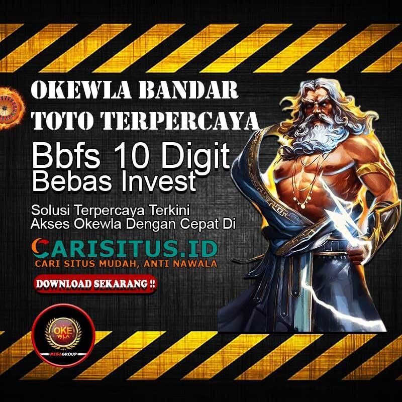 <p>Okewla perupakan Okewla Bo Togel Bbfs 10 Digit bebas invest bebas yang membagikan banyak keuntungan terbesar 4d 10 juta dengan betting 100 perak paling murah. Terus menjadi banyak nya agen bo togel online terbesar yang terdapat di pencarian google. Yang nyatanya membuat Kamu bimbang dalam daftar togel online terpercaya yang nyatanya membagikan keuntungan berlimpah buat para pemain judi online. Cuma di bo togel online okewla yang sediakan keuntungan bermain togel dengan togel bbfs 10 digit bebas invest tanpa batas line. Karena tidak seluruh Bo Togel Bbfs 10 Digit hadiah prize 123 di bayar lunas sediakan togel bbfs 10 digit bebas invest bwet 100 perak.</p><p>&nbsp;</p>