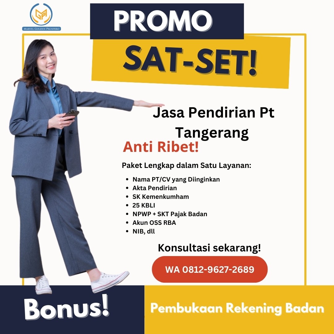 <p>Jasa Pendirian Pt Tangerang</p>