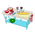 <p>cupcake baker table</p>