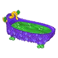 <p>slimy monster bathtub</p>